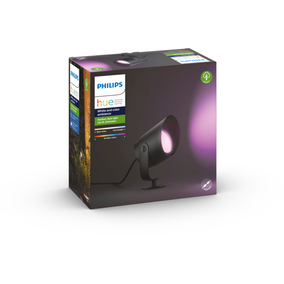 Hue WCA Lily XL Hagebelysning 1x15W Sort - 60248