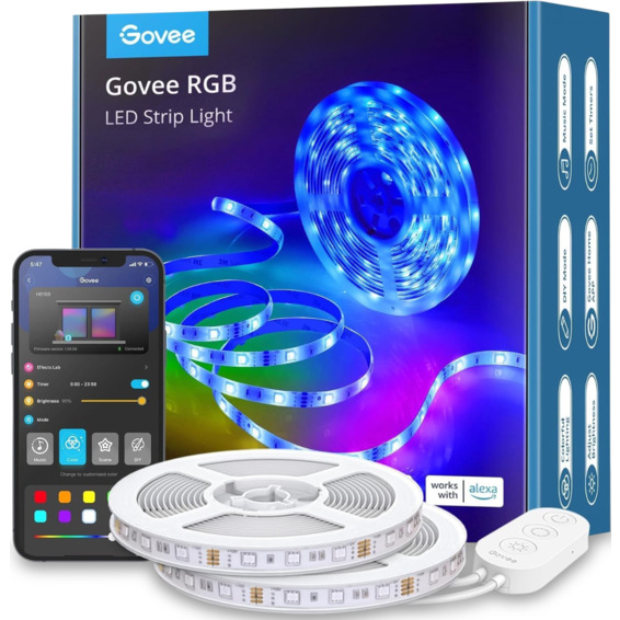 Govee RGB LED Strip 10m, Wi-fi+Bluetooth