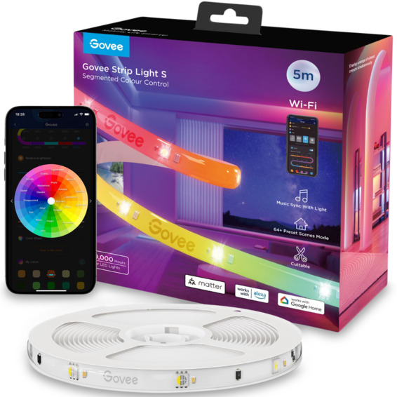 Govee RGBIC Strip Light S, 10m