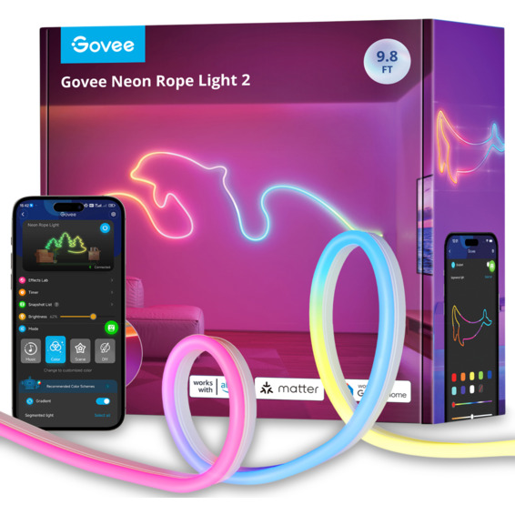 Govee Neon Rope Light 2, 3m - Matter