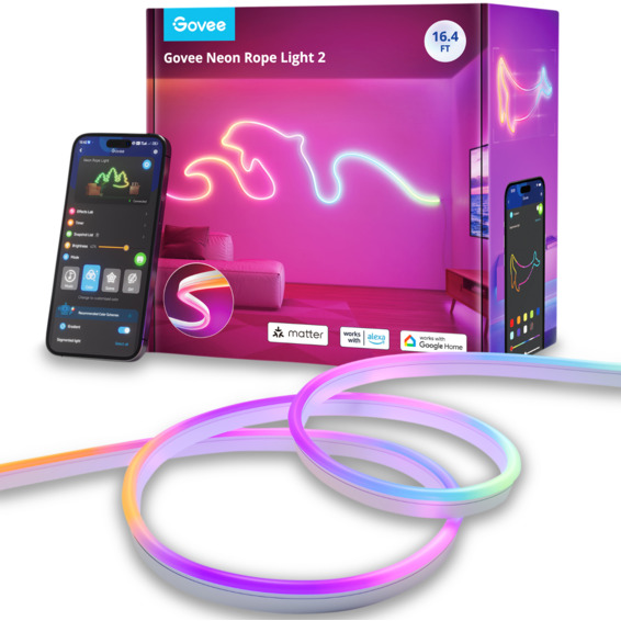 Govee Neon Rope Light 2, 5m - Matter