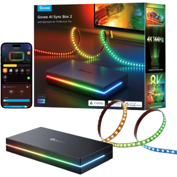 Govee AI Sync Box 2 - 75-85 inch TV