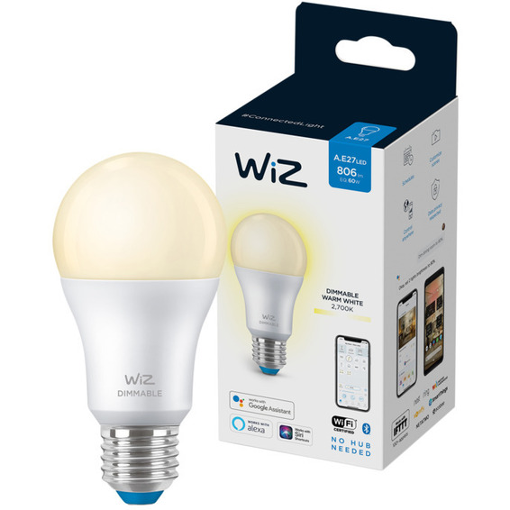 E27 Lyspære A60 8W Wifi - 2700 Kelvin