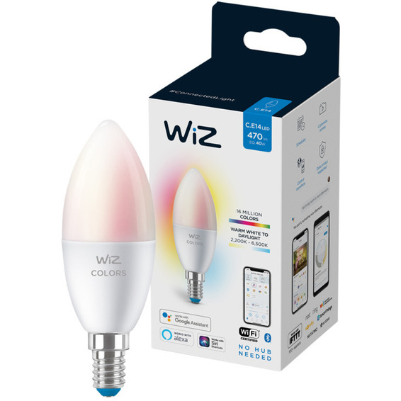 WiZ Lyskilde WCA 4,6W C37 E14 WiFi WiZ Lyskilde WCA 4,6W C37 E14 WiFi