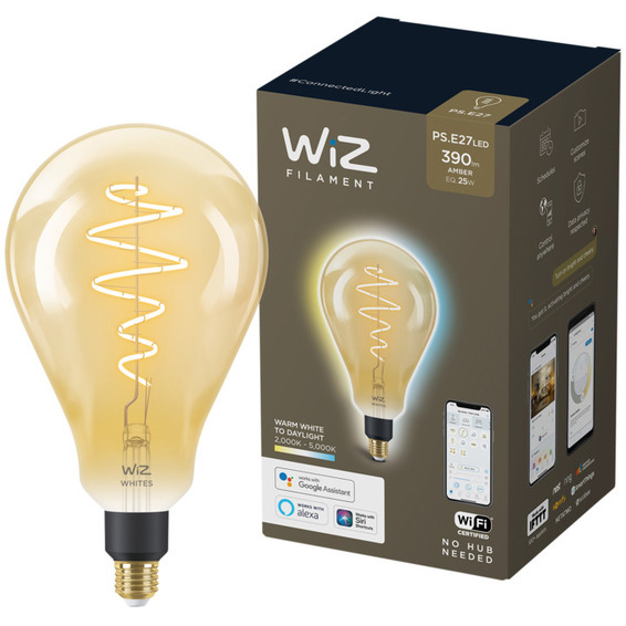 WiZ Lyskilde WA 6,5W PS 160 Gyllen E27 WiFi WiZ Lyskilde WA 6,5W PS 160 Gyllen E27 WiFi