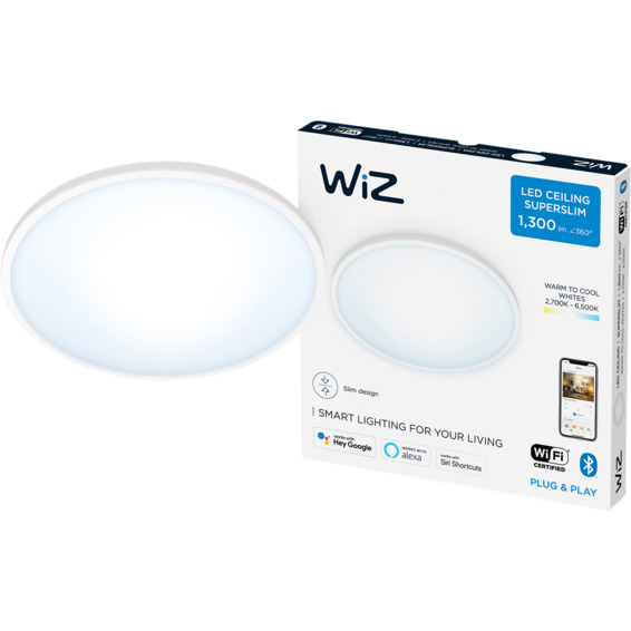 SuperSlim Plafond WA 14W Hvit - 60460
