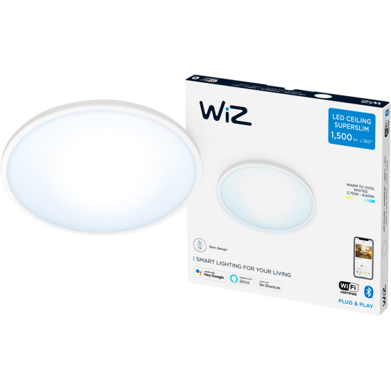 WiZ SuperSlim Plafond WA 16W Hvit