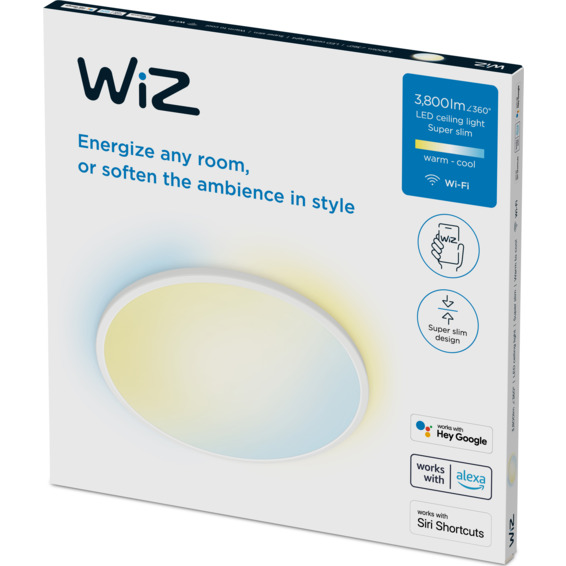 WiZ SuperSlim Taklampe 32W Hvit