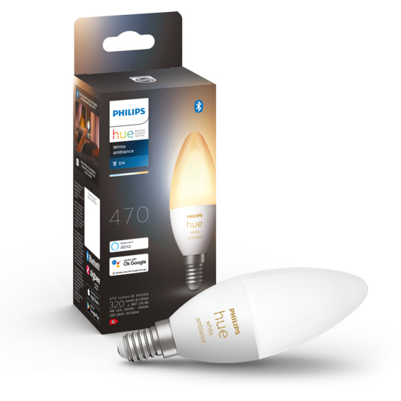 Hue B39 E14 lyspære 5,2W 2200-6500K White Ambiance