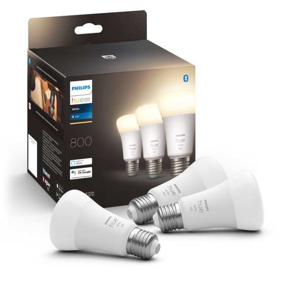 Hue W Lyskilde 9W A60 E27 3pk - 60517