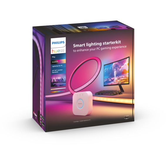 Philips Hue WCA Gradient PC Strip 32-34 Inkl Bridge