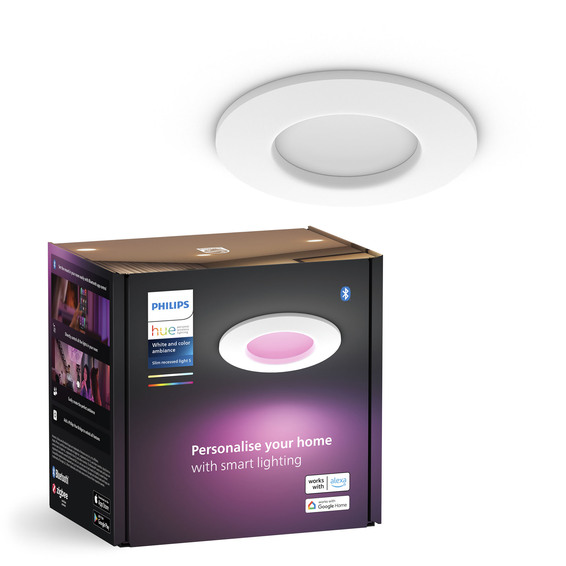 Philips Hue WCA Slim Downlight S 90mm Hvit