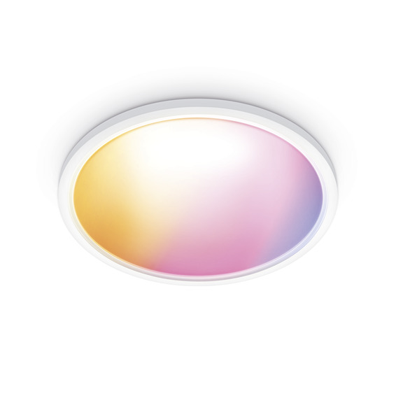 WiZ SuperSlim Taklampe 32W RGB Hvit