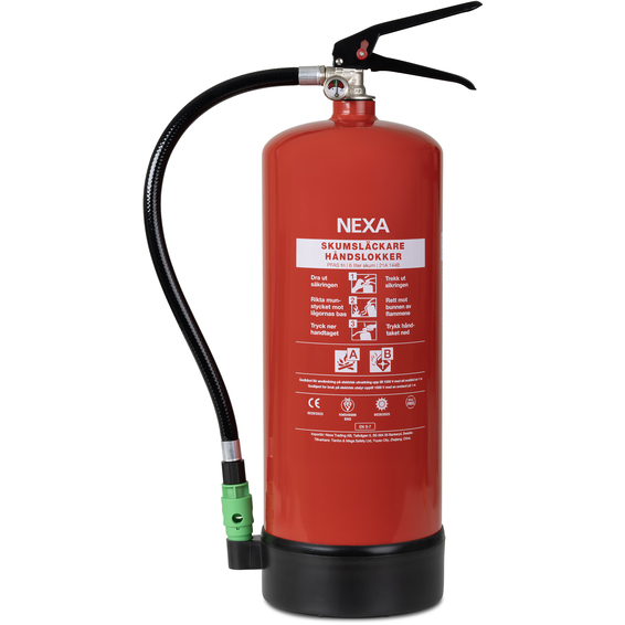 Nexa Brannslukker 6 liter skum rød 21A 144B