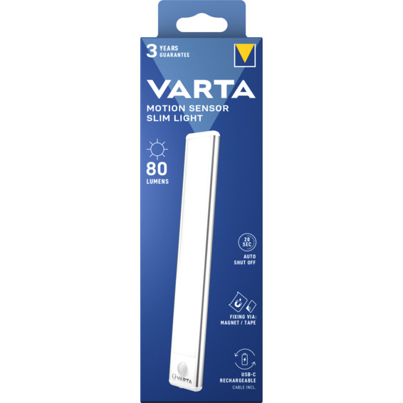 Varta Motion Sensor Slim Light oppladbar