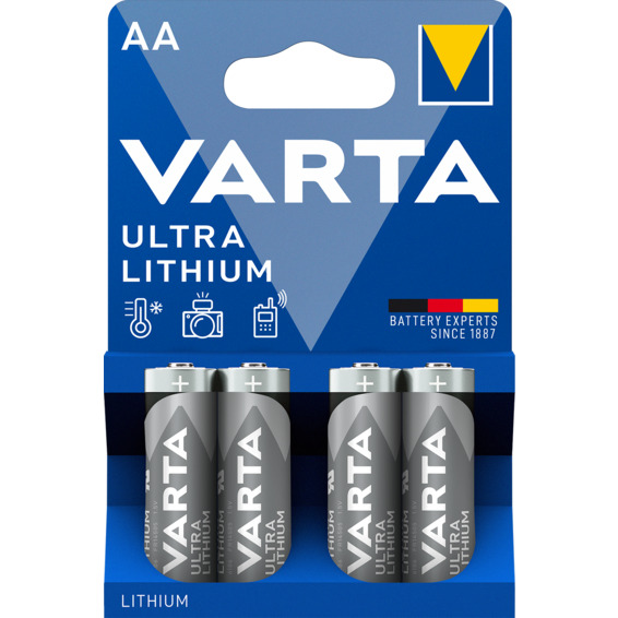 Batteri Varta Ultra Lithium AA 4 pk