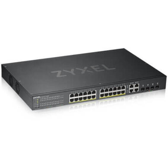 Zyxel GS1920-24HPv2, 28Port PoE 375 Watt