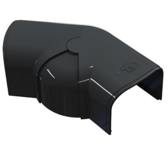 Optima T Flatbend Dreibart CPS75 75 x 56mm Sort