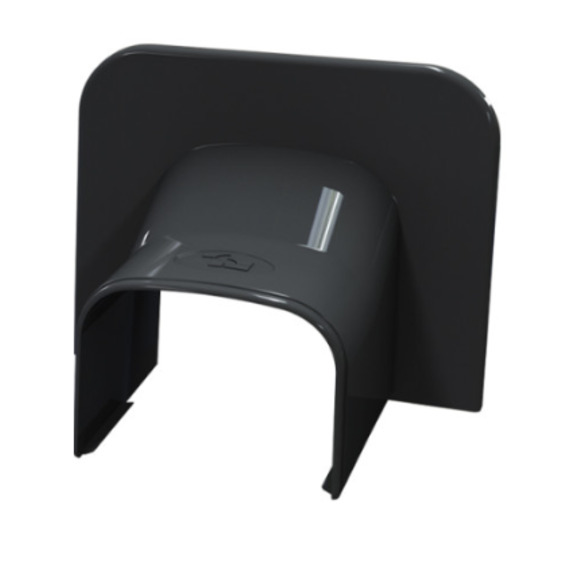 Optima T Veggmuffe TA75 75 x 56mm Sort