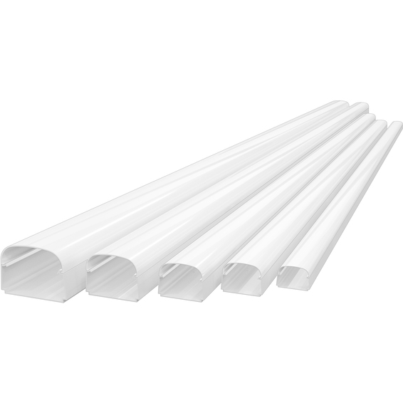 Optima T Montasjekanal T75 75 x 56mm Hvit 2m