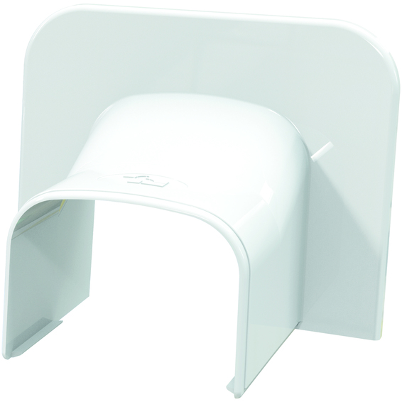 Optima T Veggmuffe TA75 75 x 56mm Hvit