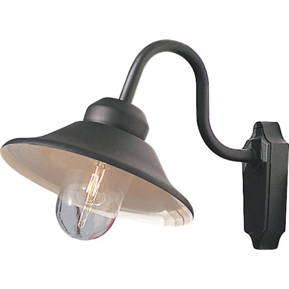 Vega vegglampe E27 Sort IP23
