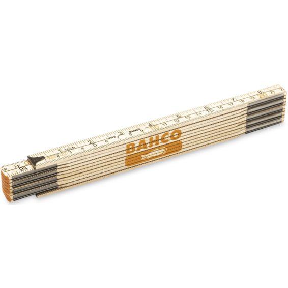 Bahco WR1-MM tommestokk Måler mm og cm, og er perfekt for presise oppmålinger av små og store prosjekter.