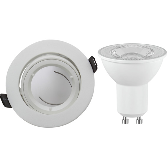Namron Artos downlight m/pære hvit