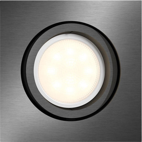 Philips Shellbark LED DL 4.5W Firkantet Grå Philips Shellbark LED DL 4.5W Firkantet Grå