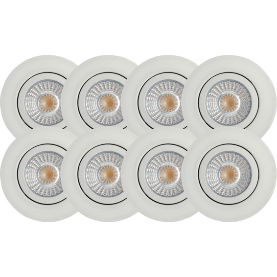J&EL Alto Downlight Matt Hvit 8pk