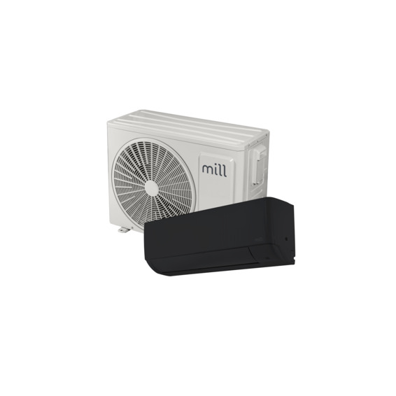 Mill Compact Pro WiFi 5200W Varmepumpe Dempet Sort Komplett
