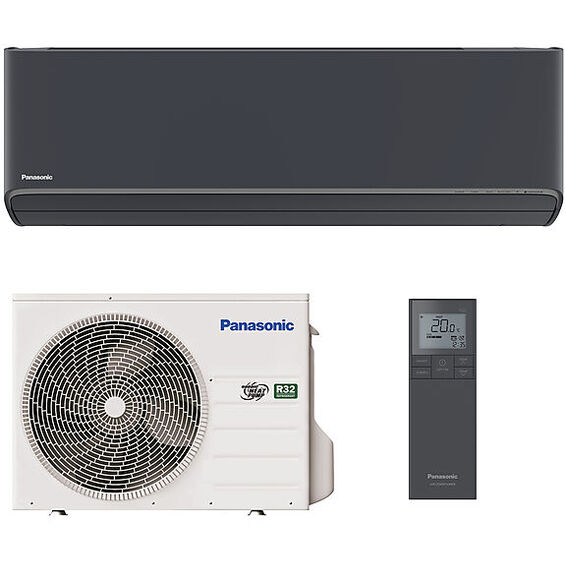 Panasonic Varmepumpe 7,9 KW HZ35ZKE Grå/Sort Komplett