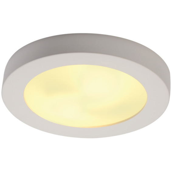SLV Plastra 105 Taklampe Rund E27 Hvit Gips