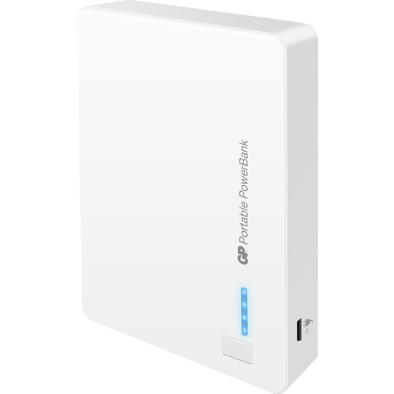 GP 302 Portable PowerBank White 12000mAh GP 302 Portable PowerBank White 12000mAh