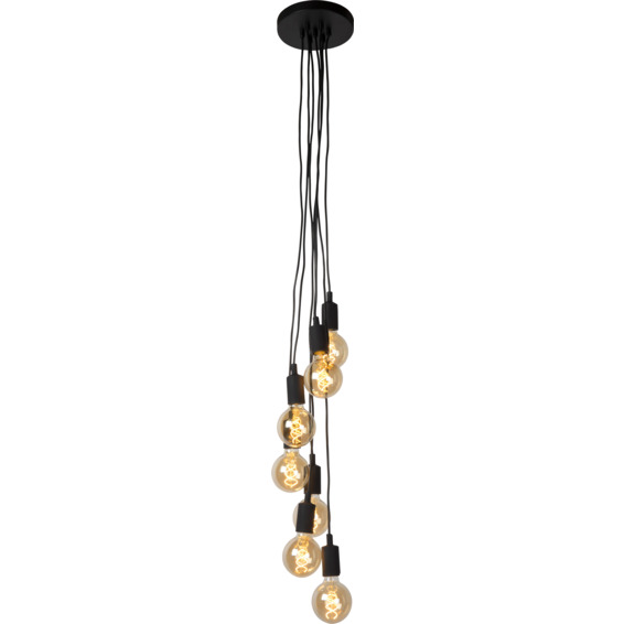 Lucide Fix Multiple Pendellampe 7xE27 Sort