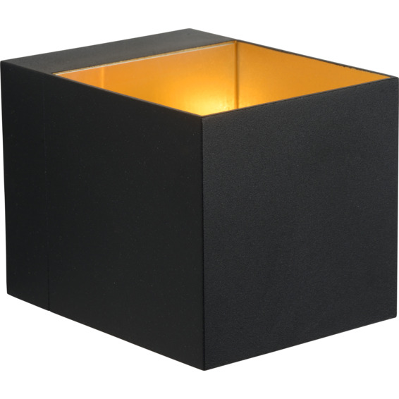 Lucide Devi Vegglampe G9 Sort/Gull