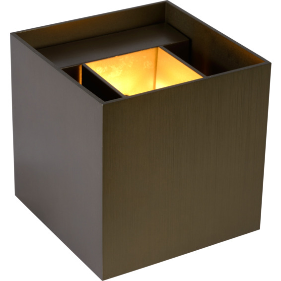 Lucide Xio Vegglampe firkantet G9 Brun