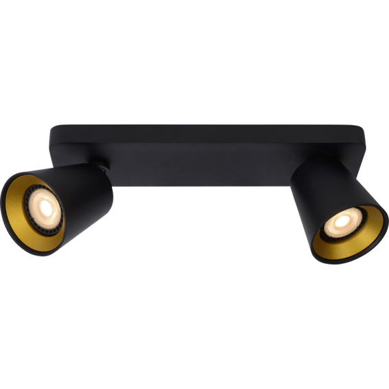 Lucide Turnon Spotlight 2XGU10 Sort/Gull