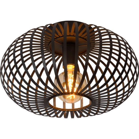 Manuela taklampe i bur, Ø 40 cm, svart