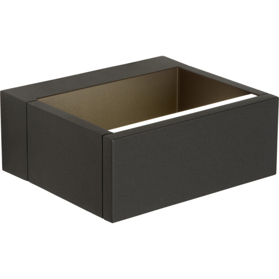 Lucide Goa Utendørs Vegglampe 6W 3000K IP54 Antrasitt