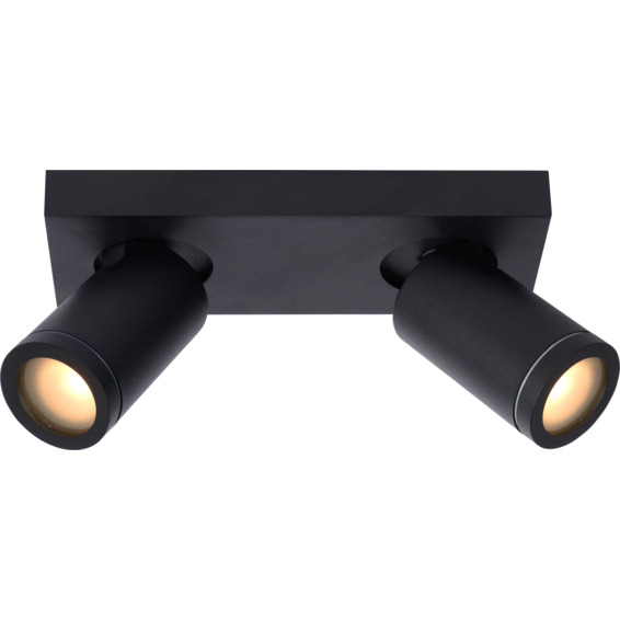 Lucide Taylor Takspot Baderom 2xGU10 IP44 Sort