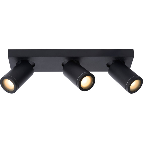 Lucide Taylor Takspot Baderom 3xGU10 IP44 Sort