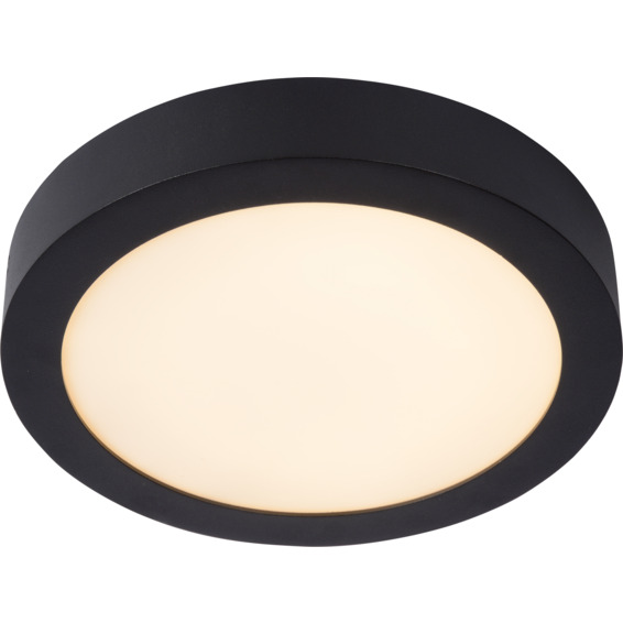 Lucide Brice Taklampe Rund 15W 23.5cm IP44 Sort