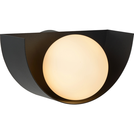 Lucide Benni Vegglampe G9 IP44 Sort