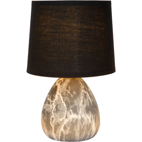 Lucide Marmo Bordlampe E14 Sort