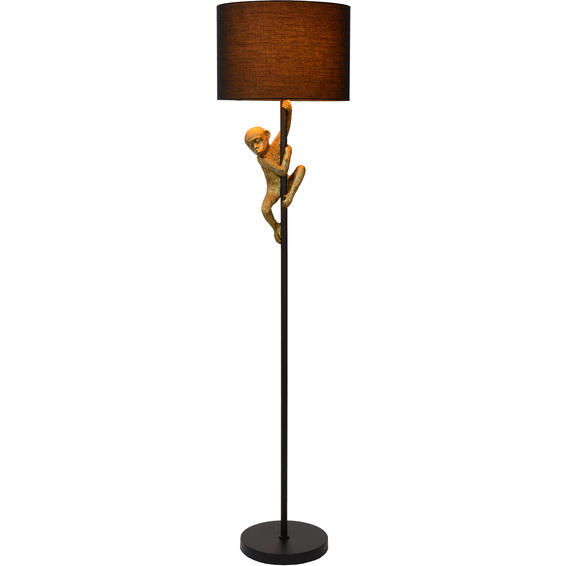 Lucide Extravaganza Chimp Gulvlampe E27 Sort
