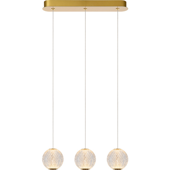 Lucide Cintra Pendellampe 3x4,7W Transparent