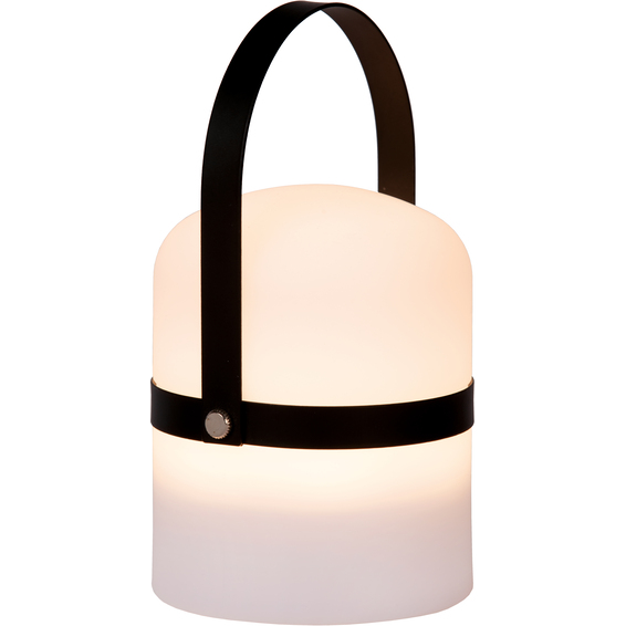 Lucide Little Joe Oppladbar Bordlampe 10cm IP44 Hvit/Sort