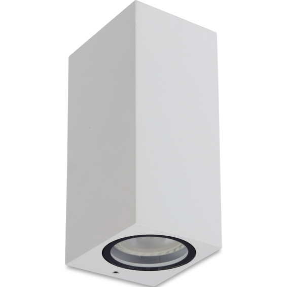 Lucide Zaro 1 utendørs vegglampe 2xGU10 hvit