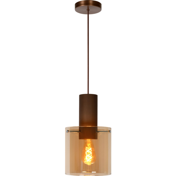 Lucide Toledo pendellampe Ø 20 cm 1xE27 amber